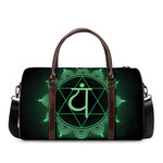 Anahata Chakra Symbol Print Duffle Bag