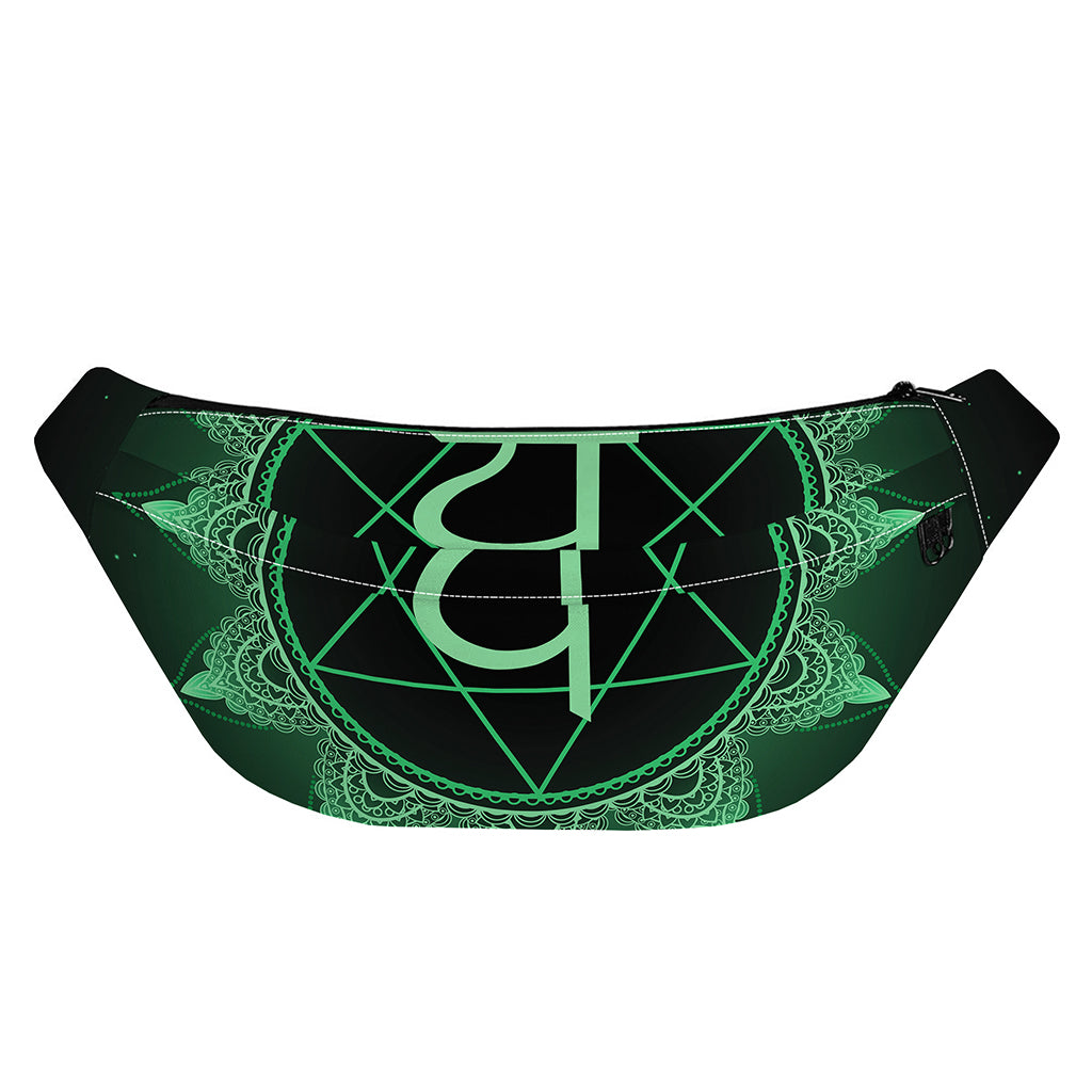 Anahata Chakra Symbol Print Fanny Pack