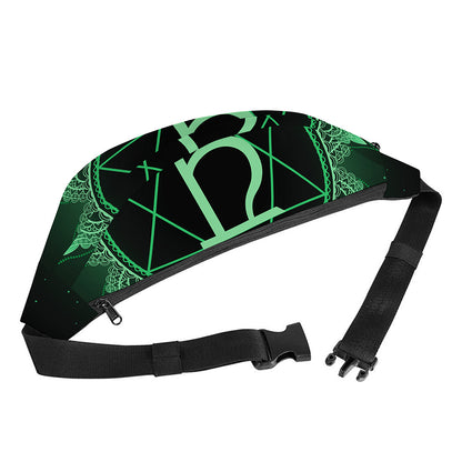 Anahata Chakra Symbol Print Fanny Pack