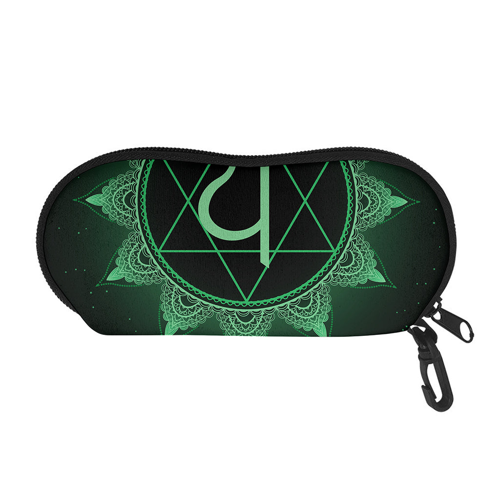 Anahata Chakra Symbol Print Glasses Case