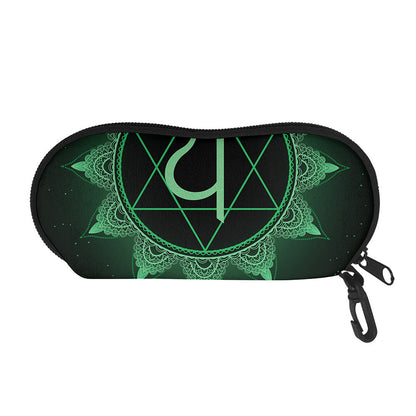 Anahata Chakra Symbol Print Glasses Case