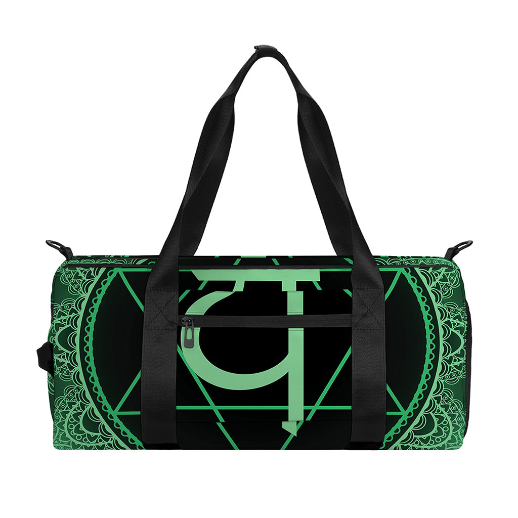 Anahata Chakra Symbol Print Gym Bag