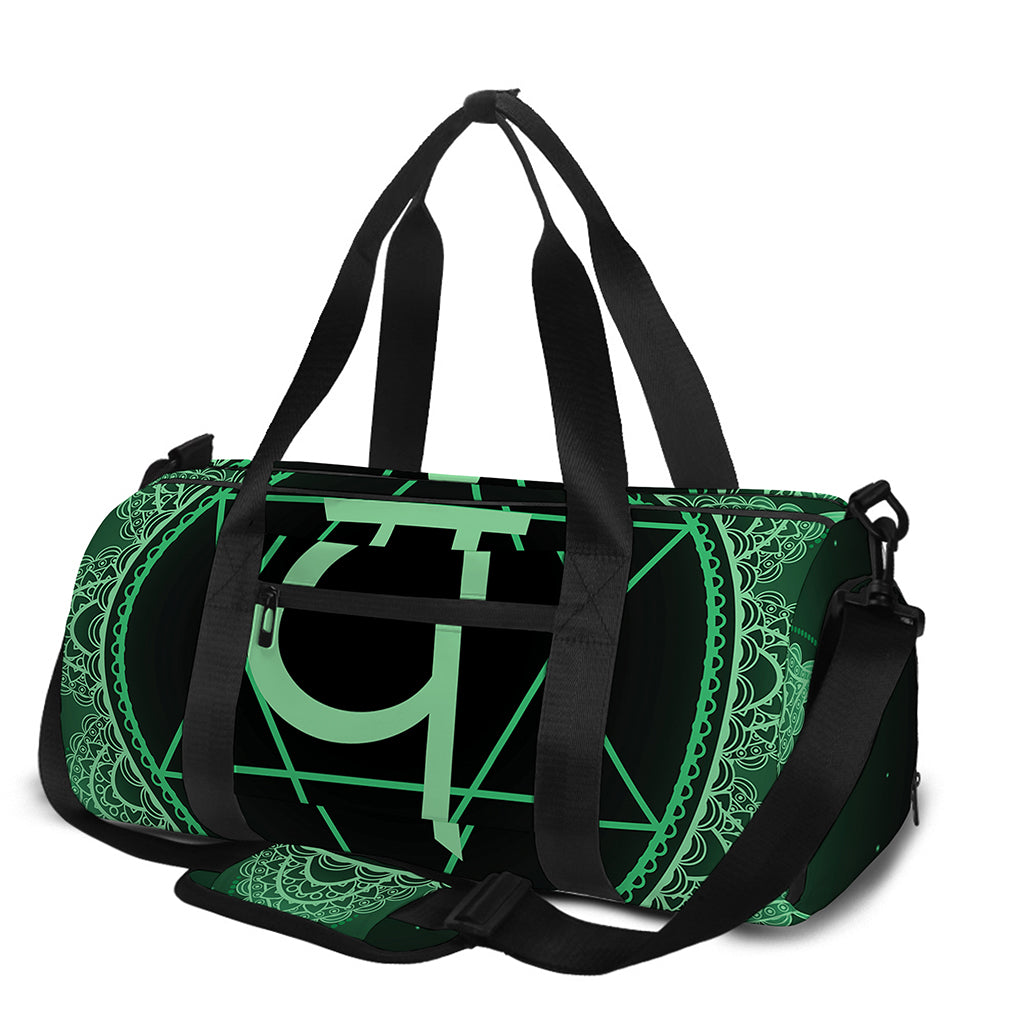 Anahata Chakra Symbol Print Gym Bag