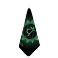 Anahata Chakra Symbol Print Hand Towel
