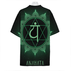 Anahata Chakra Symbol Print Hawaiian Shirt
