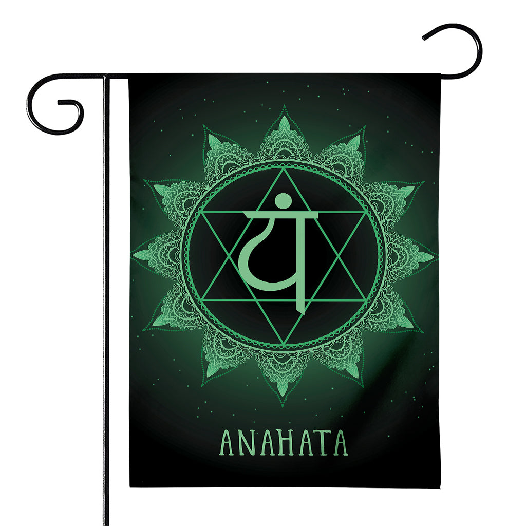 Anahata Chakra Symbol Print House Flag