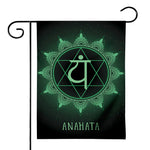 Anahata Chakra Symbol Print House Flag