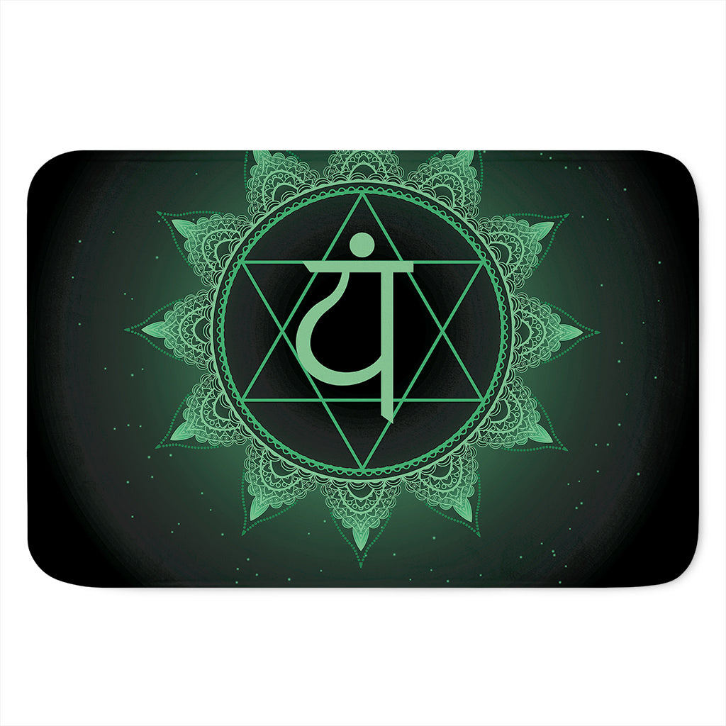 Anahata Chakra Symbol Print Indoor Door Mat