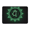 Anahata Chakra Symbol Print Kitchen Mat