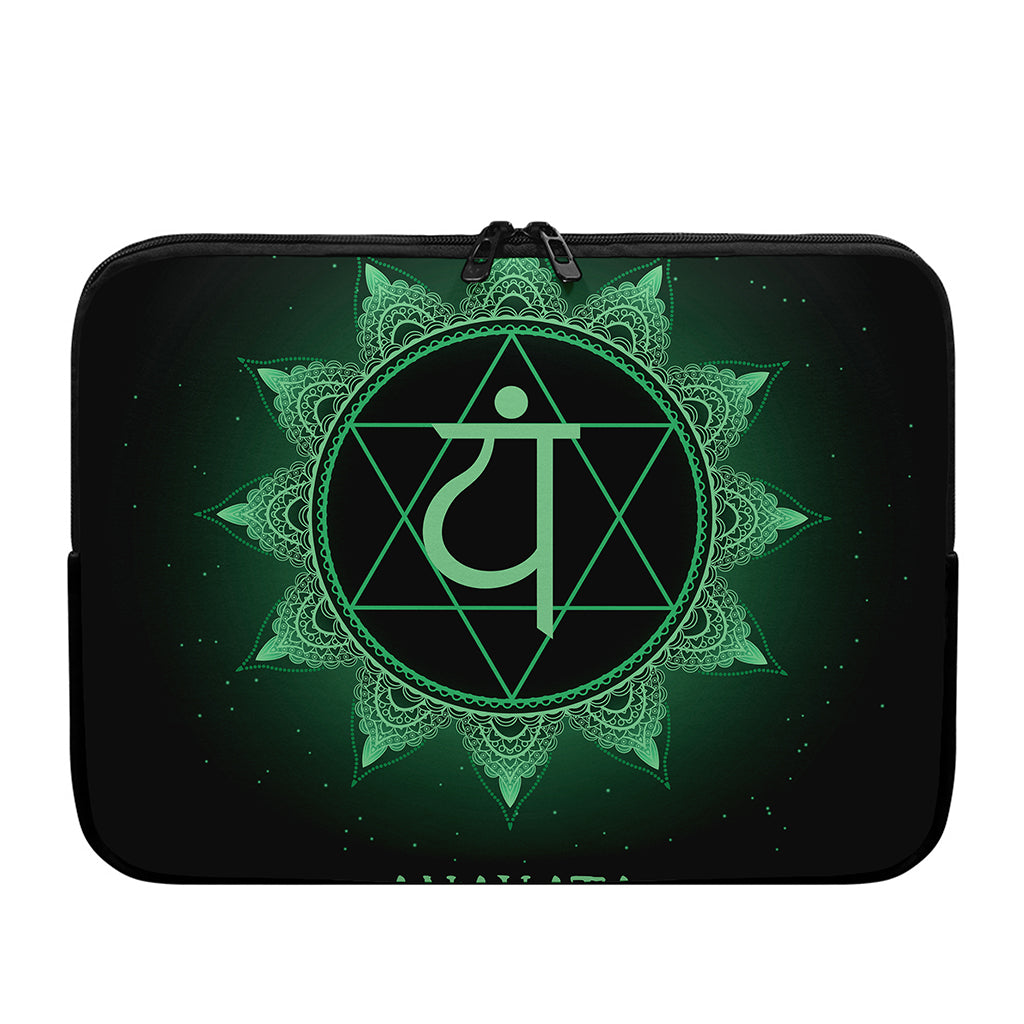 Anahata Chakra Symbol Print Laptop Sleeve