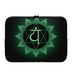 Anahata Chakra Symbol Print Laptop Sleeve