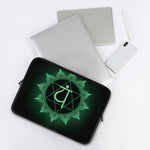 Anahata Chakra Symbol Print Laptop Sleeve