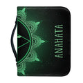 Anahata Chakra Symbol Print Leather Bible Cover