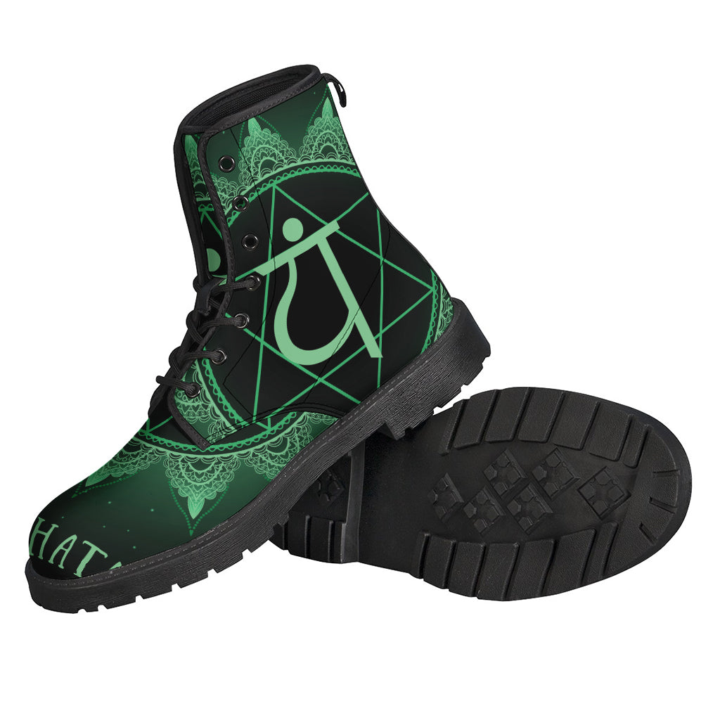 Anahata Chakra Symbol Print Backpack