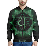 Anahata Chakra Symbol Print Men's Bomber Jacket