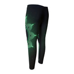 Anahata Chakra Symbol Print Men's Compression Pants