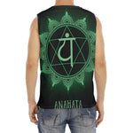 Anahata Chakra Symbol Print Men's Fitness Tank Top