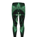Anahata Chakra Symbol Print Men's Leggings