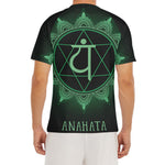 Anahata Chakra Symbol Print Men's Short Sleeve Rash Guard