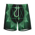 Anahata Chakra Symbol Print Men's Athletic Shorts