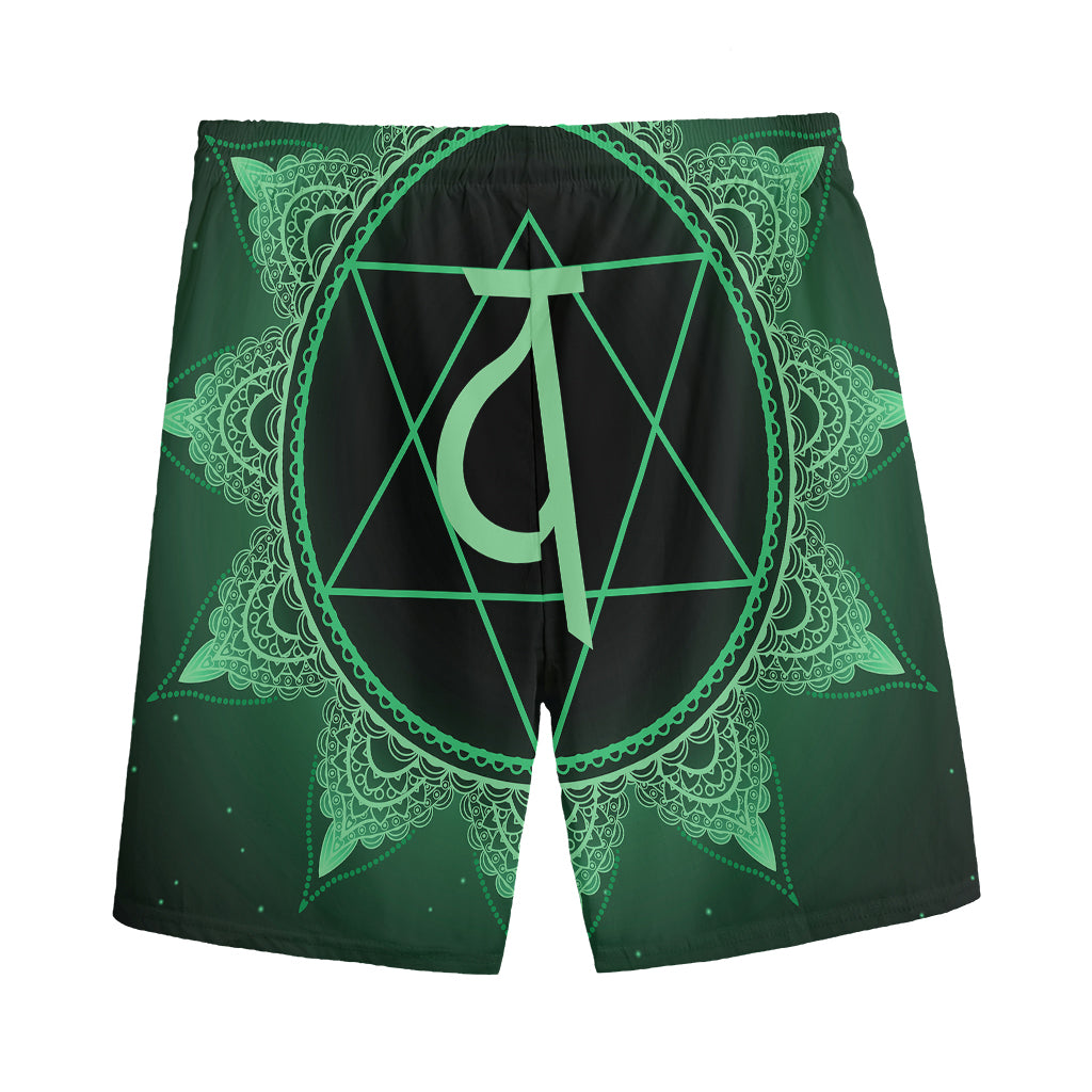 Anahata Chakra Symbol Print Men's Sports Shorts