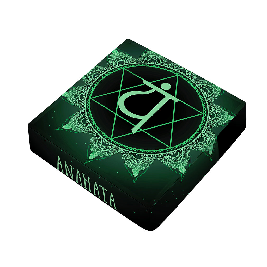 Anahata Chakra Symbol Print Outdoor Seat Cushion Cover