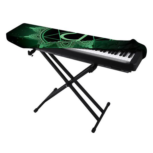 Anahata Chakra Symbol Print Piano Keyboard Cover