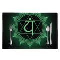 Anahata Chakra Symbol Print Placemat
