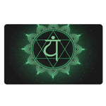 Anahata Chakra Symbol Print Polyester Doormat