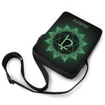 Anahata Chakra Symbol Print Rectangular Crossbody Bag