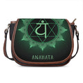 Anahata Chakra Symbol Print Saddle Bag