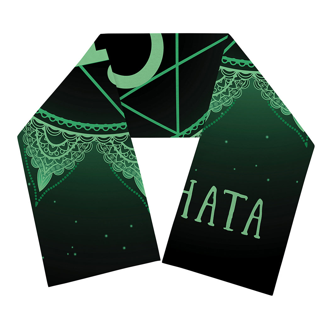 Anahata Chakra Symbol Print Scarf