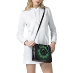 Anahata Chakra Symbol Print Shoulder Handbag