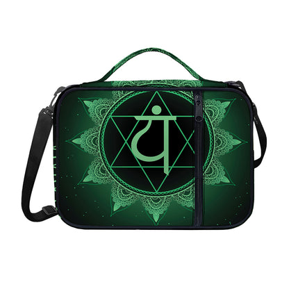 Anahata Chakra Symbol Print Shoulder Strap Bible Bag