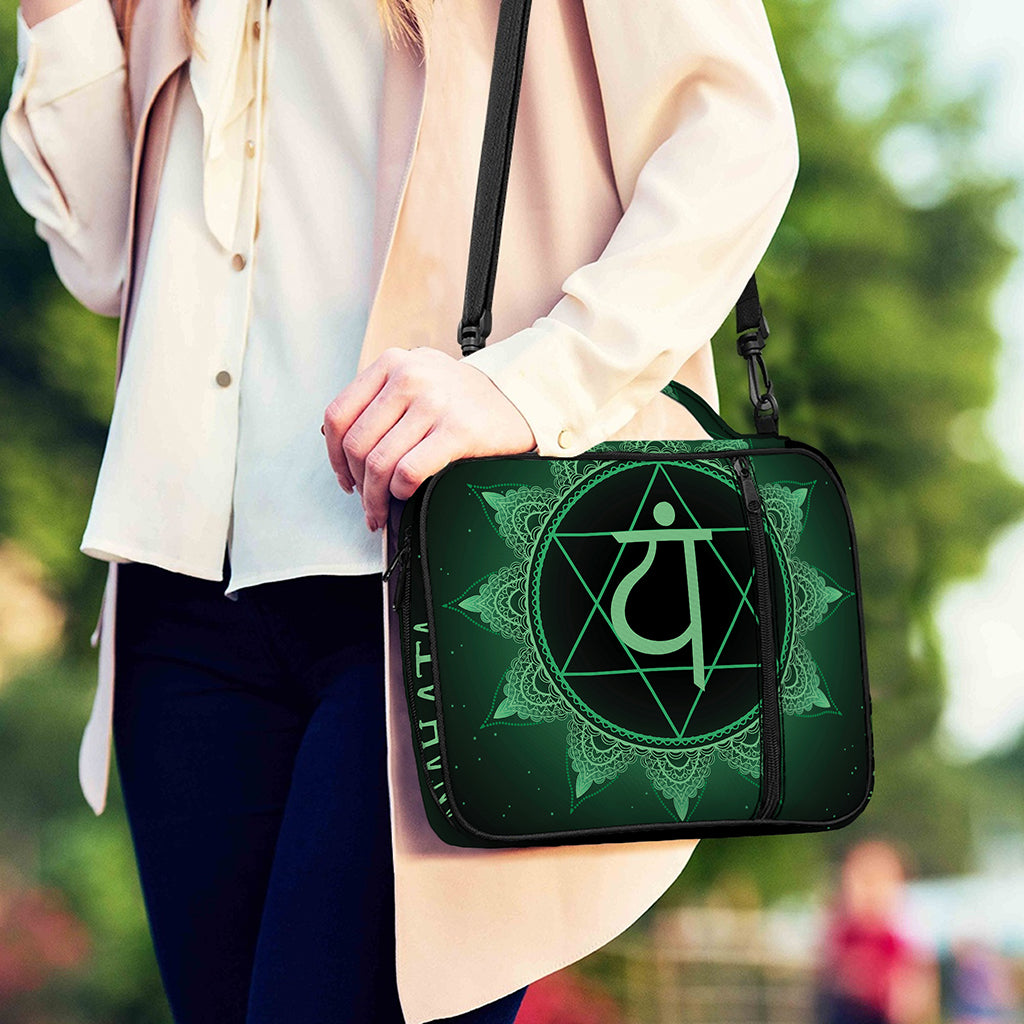 Anahata Chakra Symbol Print Shoulder Strap Bible Bag