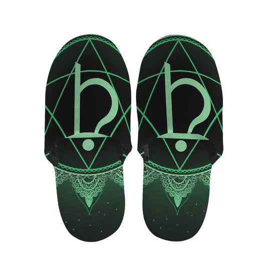 Anahata Chakra Symbol Print Slippers