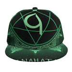 Anahata Chakra Symbol Print Snapback Cap