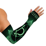 Anahata Chakra Symbol Print Sun Protection Arm Sleeves