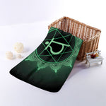 Anahata Chakra Symbol Print Towel