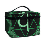 Anahata Chakra Symbol Print Travel Makeup Bag