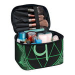 Anahata Chakra Symbol Print Travel Makeup Bag