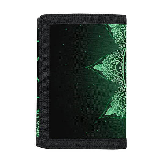 Anahata Chakra Symbol Print Trifold Wallet