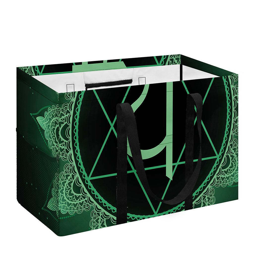 Anahata Chakra Symbol Print Utility Tote Bag