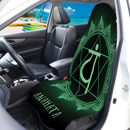 Anahata Chakra Symbol Print Waterproof Car Seat Cover