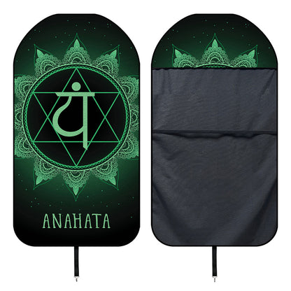 Anahata Chakra Symbol Print Waterproof Car Seat Cover
