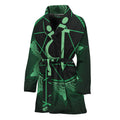 Anahata Chakra Symbol Print Women's Bathrobe