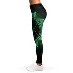 Anahata Chakra Symbol Print Women's Leggings