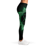 Anahata Chakra Symbol Print Women's Leggings