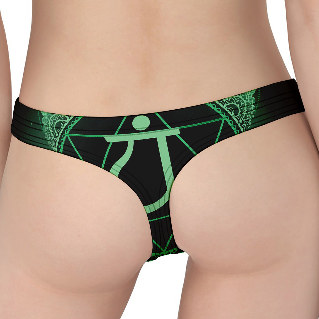 Anahata Chakra Symbol Print Women's Thong