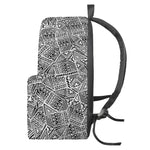 Ancient Aztec Tribal Pattern Print Backpack